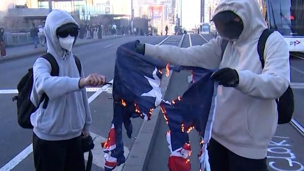 Victoria Premier Condemns Flag Burning at Melbourne Pro-Palestine Rally