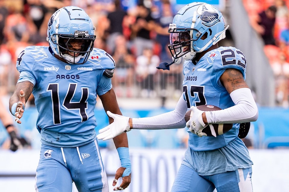 Arbuckle Tosses Three TDs as Argonauts Outgun Lions in 52-34 Shootout