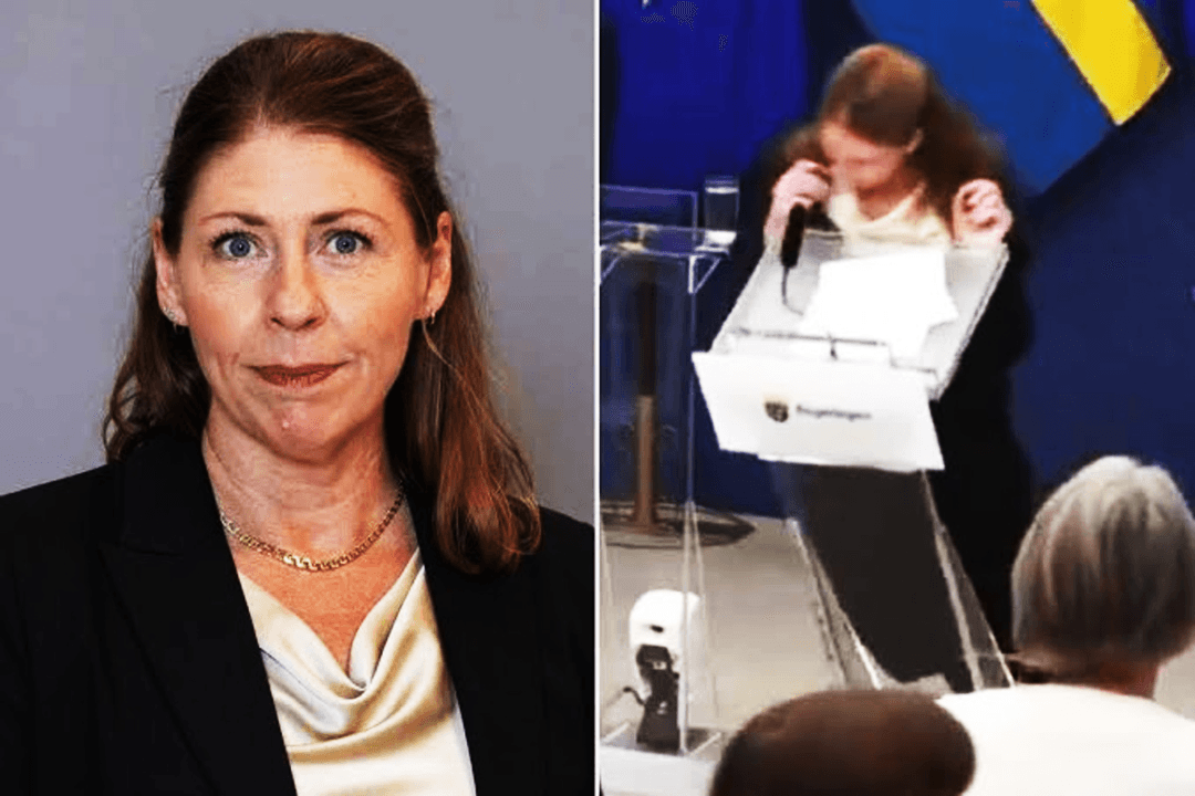Sweden’s New Health Minister Collapses on Stage Moments After Appointment