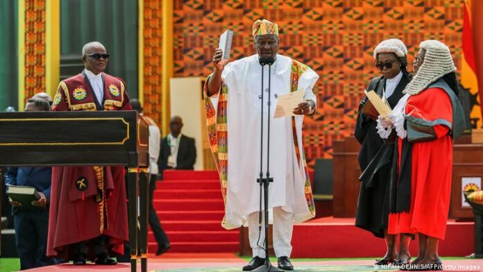 John Mahama Sworn In for Second Term as Ghana’s President, Pledges National Reset