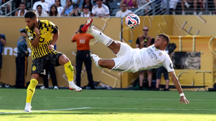 Mbappé Bicycle Kick Sends Real Madrid Past Dortmund