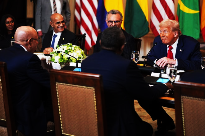 Trump Praises Liberian President’s ‘Good English,’ Prompting Criticism Across Africa