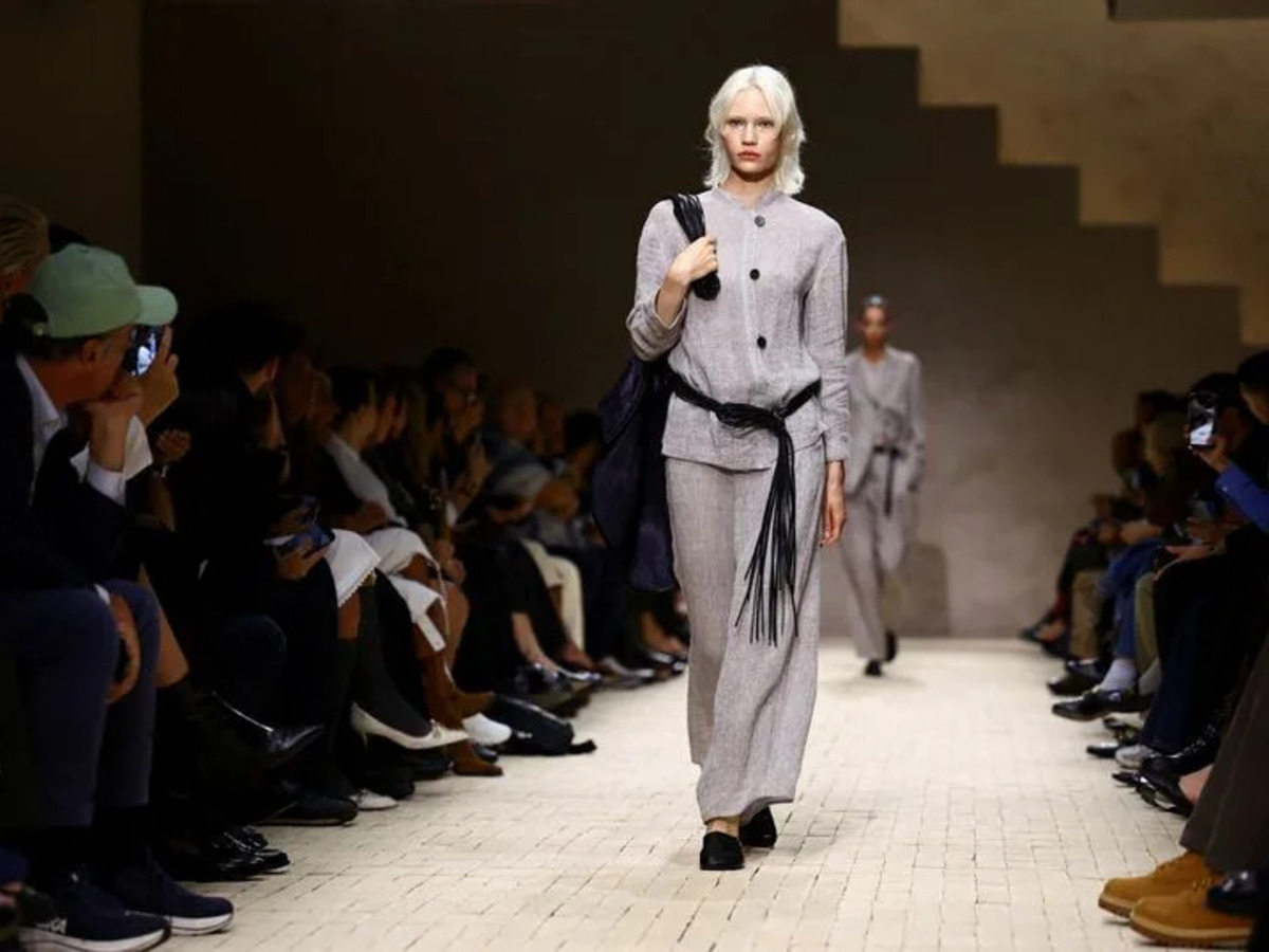 Emporio Armani Debuts First Collection After Founder’s Death