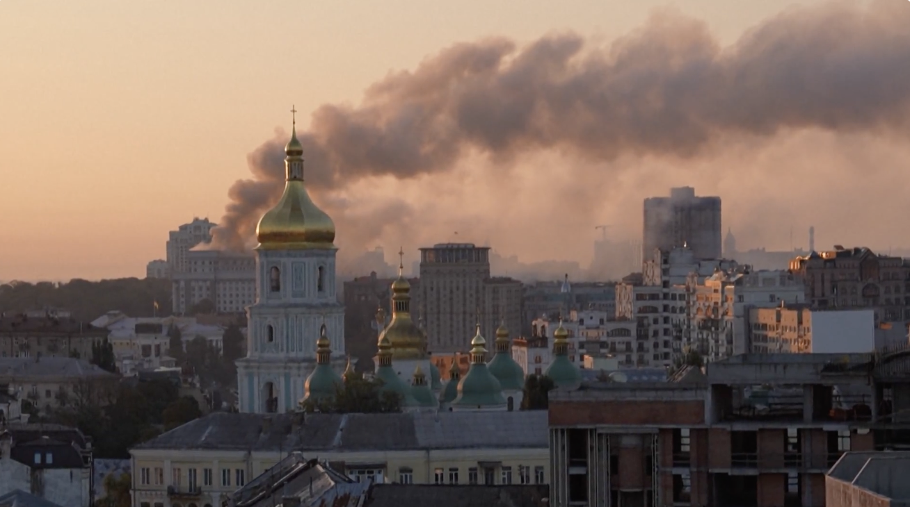 Kyiv, Ukraine Under Russia’s Largest Aerial Assault of the War