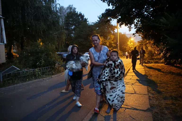 Russian Attacks on Ukraine’s Kyiv Kill 3 and Damage Government Building