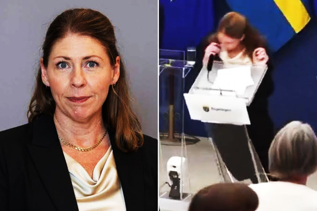 Sweden’s New Health Minister Collapses on Stage Moments After Appointment