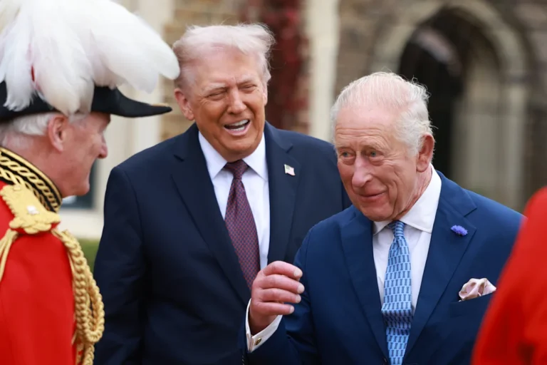 Trump Arrives for Second State Visit Hosted by King Charles