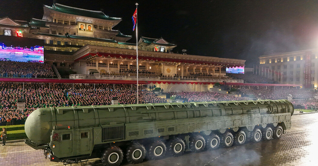 Kim Unveils Hypersonic ICBM as Party Turns 80