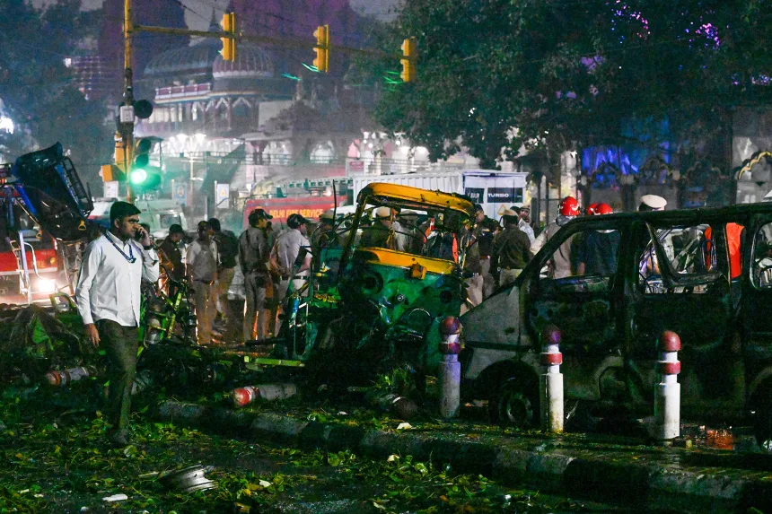 Car Blast Kills at Least 10 Near Delhi’s Historic Red Fort