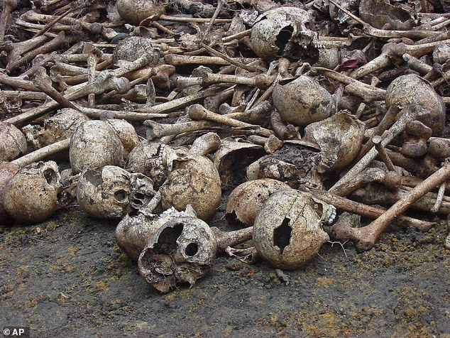Bones and skulls seen in Kpolokpai