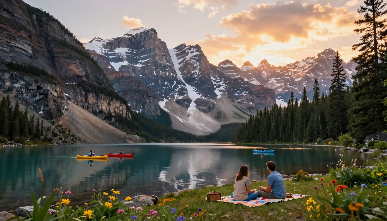 Canada Rugged Mountains