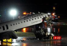 Two Pilots Killed, Dozens Injured After Air Canada Jet Collides with Fire Truck at LaGuardia Airport